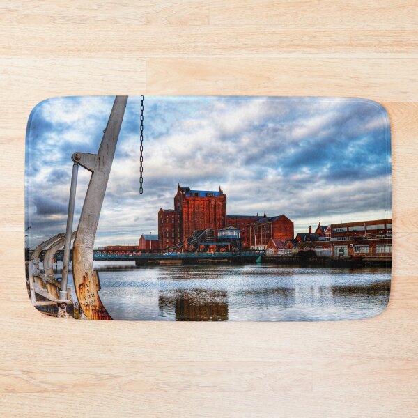 Item preview, Victoria Flour Mill And River Freshney, Grimsby, Lincolnshire, England designed and sold by Paul Thompson Photography.