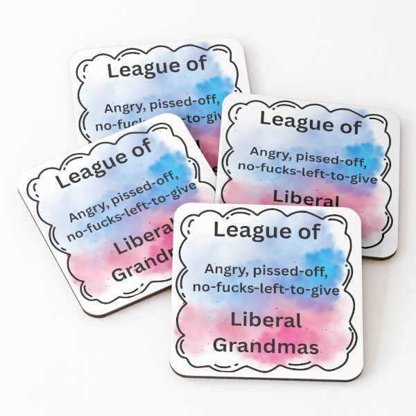 Item preview, League of Liberal Grandmas  designed and sold by SimpleatHeart.