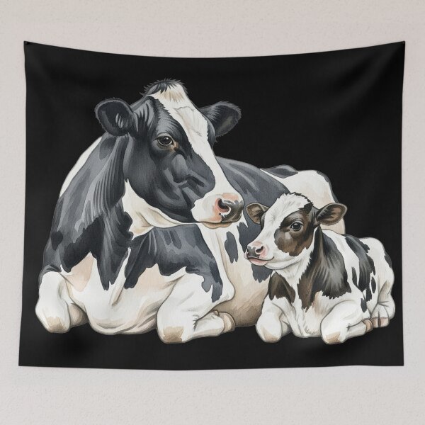 Aperçu de l'œuvre Génisse Holstein créée et vendue par 4rtistcDrift.