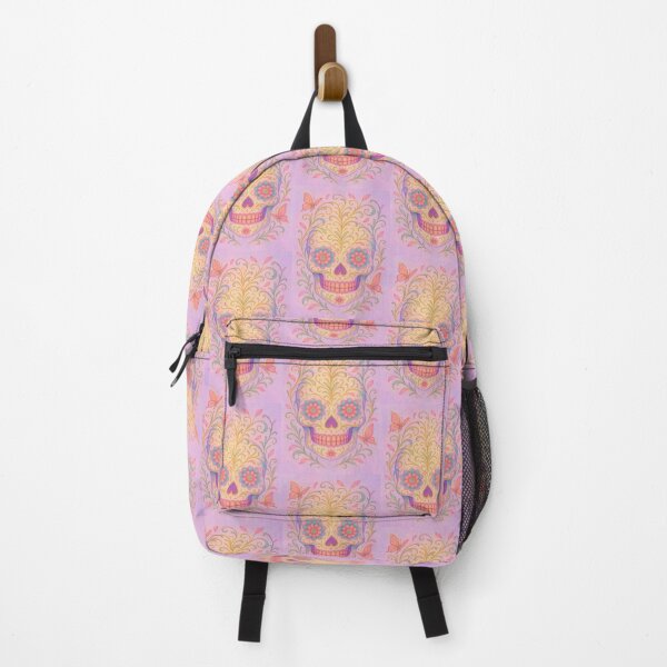 Item preview, Vibrant Sugar Skull Art – Day of the Dead Inspired Illustration designed and sold by Ojo de Lilith.
