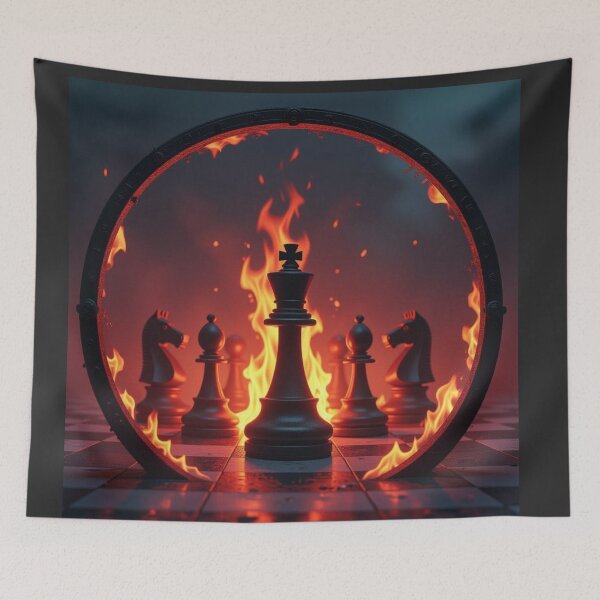 Item preview, Fire Chess Art designed and sold by Planetporridge.