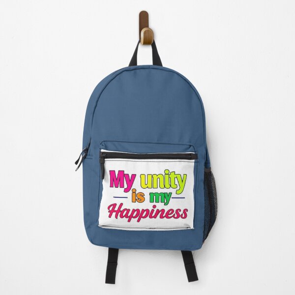 Item preview, : Mon unité est mon bonheur – Citation de paix et d'harmonie My Unity Is My Happiness – Peaceful and Colorful Quote designed and sold by Drawingshirts.