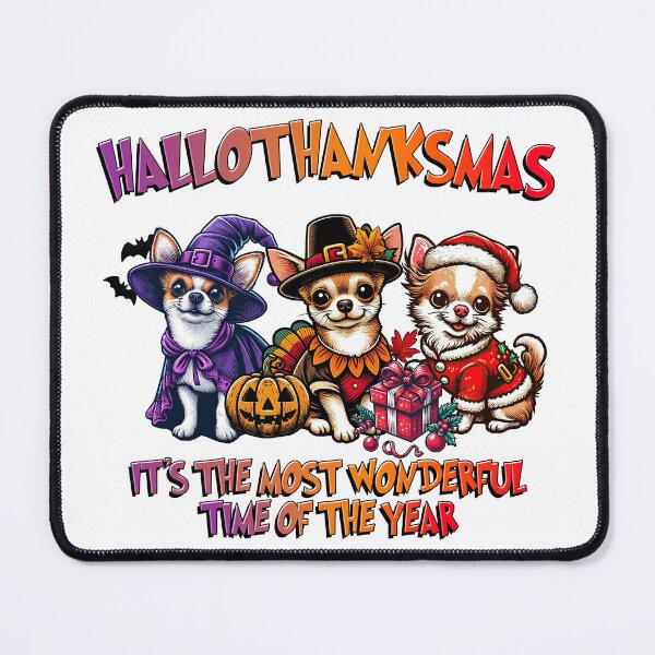 Item preview, Chihuahua Halloween Thanksgiving Christmas  designed and sold by doodIllustrate.