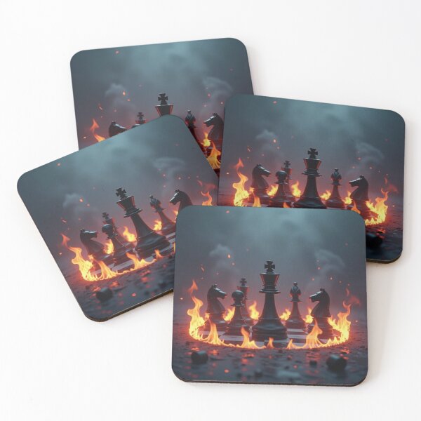 Item preview, Fire Chess Artwork designed and sold by Planetporridge.