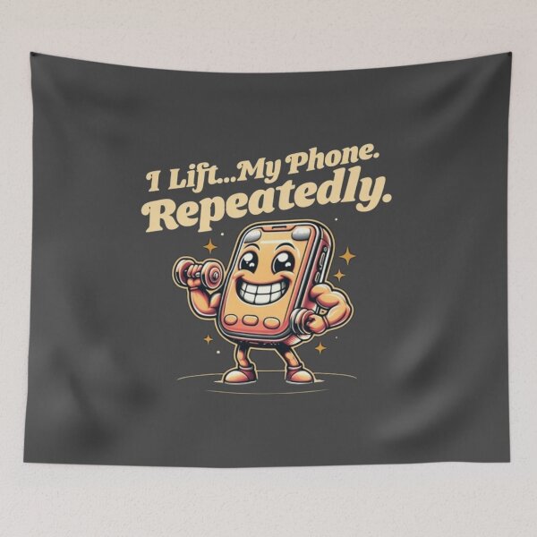 Item preview, Funny Gym Workout and Fitness Parody designed and sold by AmabelleAtelier.