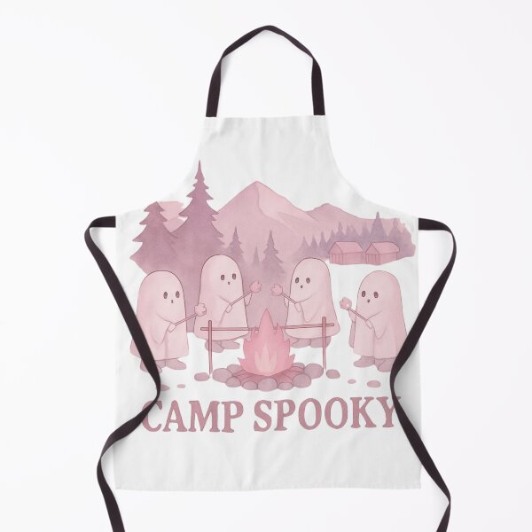 Item preview, Camp Spooky – Sweet and Spooky Ghost Campfire Pastel Goth Halloween Design designed and sold by baggycatsworld.
