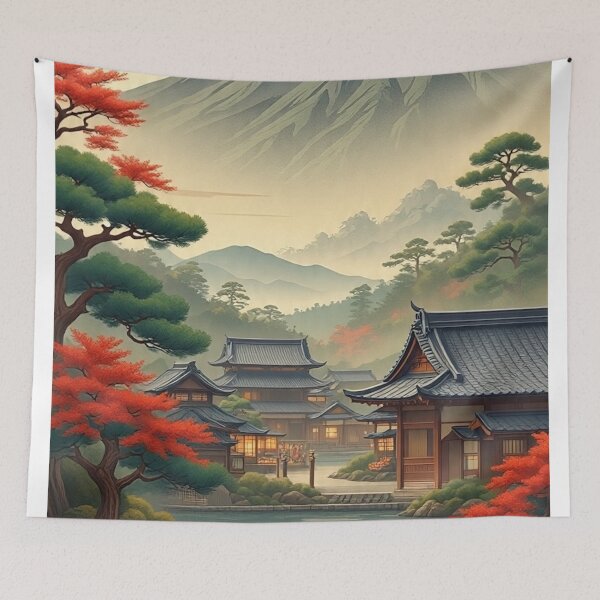 Item preview, Rebirth in Flames: Rising Phoenix Japanese Art designed and sold by Vandy Fullam.