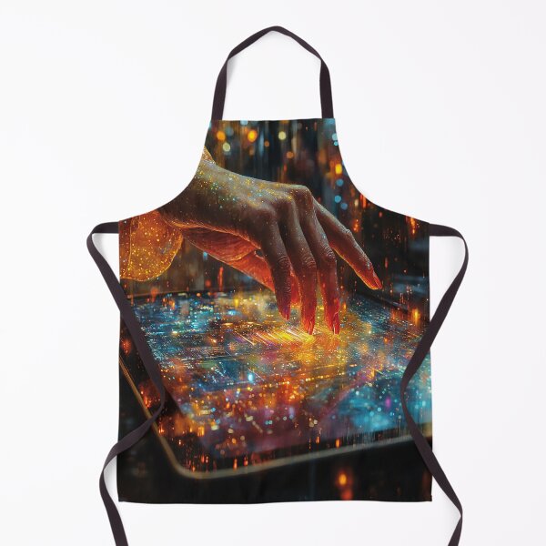 Item preview, Futuristic Touch on Digital Canvas designed and sold by AITuneSphere.