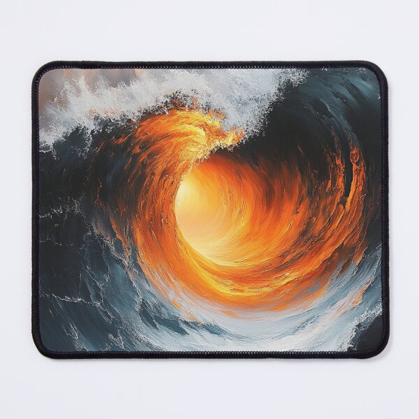 Item preview, Ocean Firestorm in Surreal Vortex designed and sold by AITuneSphere.
