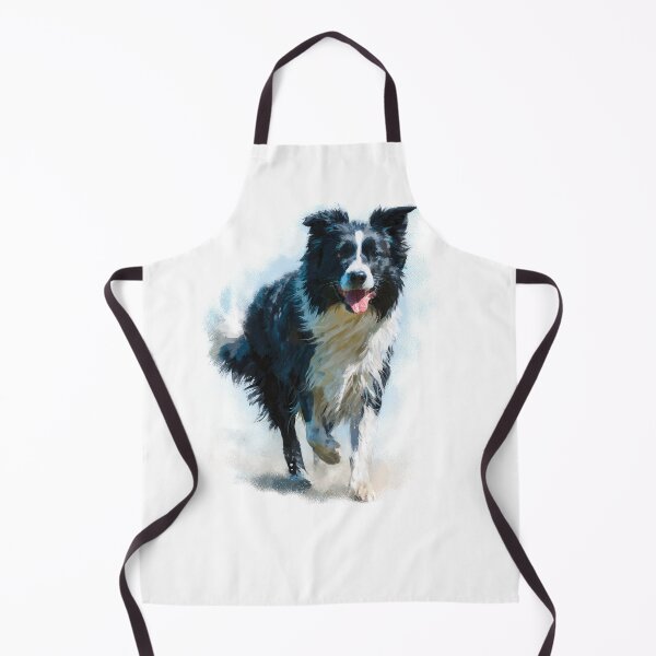 Item preview, Free Spirit – Running Border Collie Portrait designed and sold by newnomads-art.