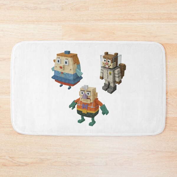 Item preview, SpongeBob / Mermaidman / Sandy / Mrs. Puff Minecraft PACK designed and sold by DibujandoPorfa.