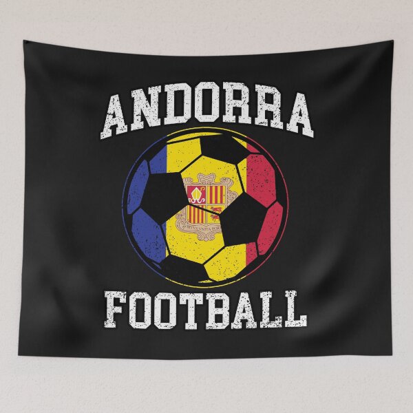 Item preview, SOCCER BALL - ANDORRA | Soccer Fans and Teams for Men and Women t-shirt designed and sold by wallsandpatts.