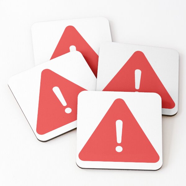 Item preview, Bold Red Warning Sign with Exclamation Mark designed and sold by AFernandesDSG.
