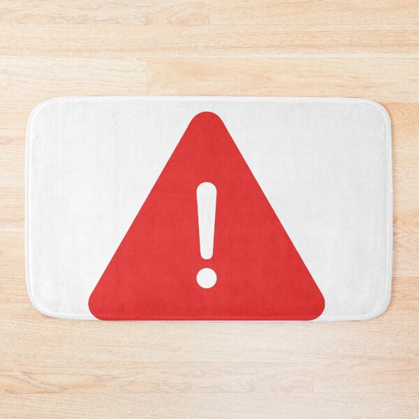Item preview, Bold Red Warning Sign with Exclamation Mark designed and sold by AFernandesDSG.