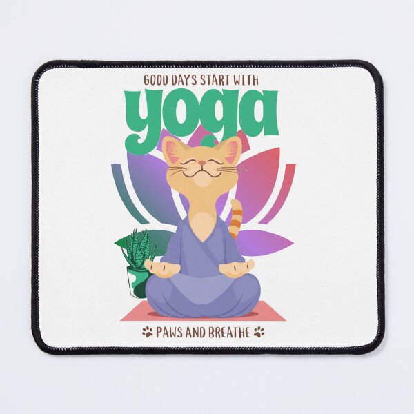 Item preview, Feline Zen: Kickstart Your Day with Yoga and a Paws-itive Attitude! Discover Inner Serenity and Channel Your Inner Cat designed and sold by LiXiCGifts.