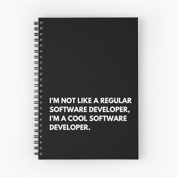 Item preview, I’m Not Like A Regular Software Developer I’m A Cool Software Developer Funny Programmer designed and sold by CuteLovelyDesigns.