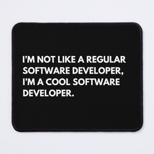 Item preview, I’m Not Like A Regular Software Developer I’m A Cool Software Developer Funny Programmer designed and sold by CuteLovelyDesigns.