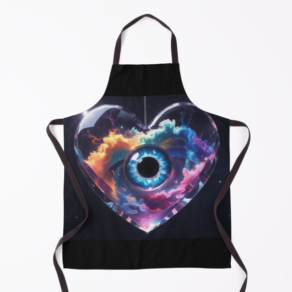 Item preview, " Evil Eye" Heart Charm designed and sold by BrujasApparel.