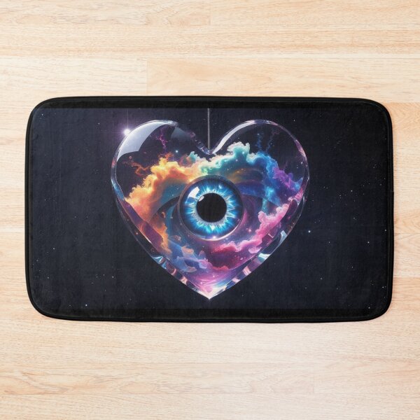 Item preview, " Evil Eye" Heart Charm  designed and sold by BrujasApparel.