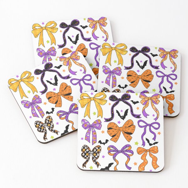 Item preview, Halloween Patterned Bows and Bat Vibes designed and sold by haitrieuic96.
