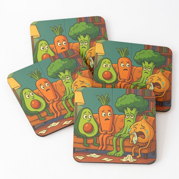 Item preview, The Veggie Therapy Squad: Now With Extra Tears ? designed and sold by GiggleSnaps.