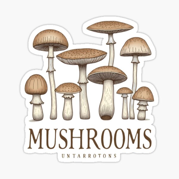 Item preview, Vintage Mushroom Botanical Print designed and sold by Almond Paper Co. .
