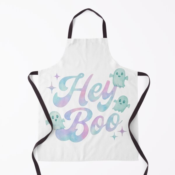 Item preview, Hey Boo – Cute Pastel Green Ghosts Sweet and Spooky Halloween Design designed and sold by baggycatsworld.