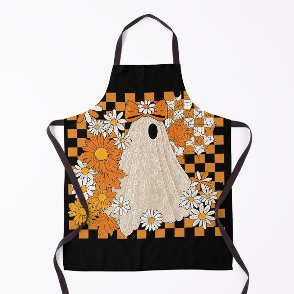Item preview, Autumn Floral Lace Ghost with Checkerboard Background designed and sold by haitrieuic96.