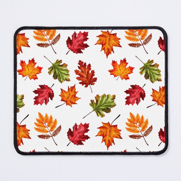 Item preview, Autumn leaves, seamless pattern in watercolor style	 designed and sold by Nastasiakhmnk.