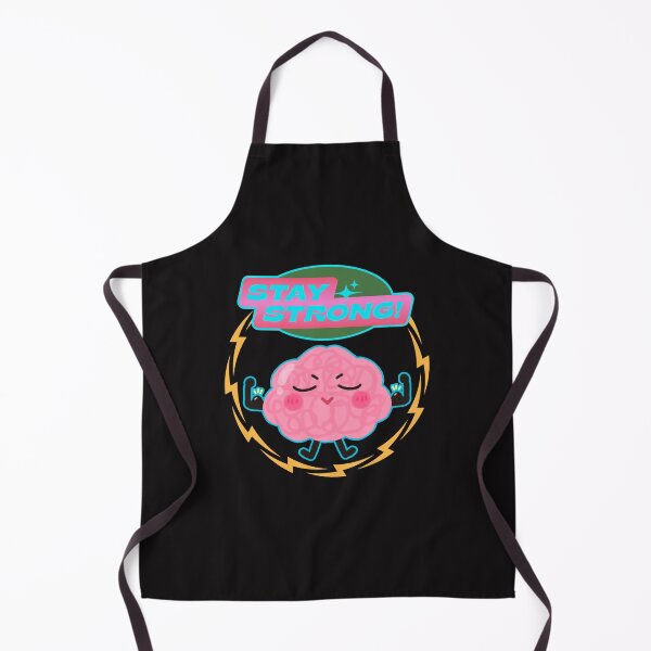 Item preview, Stay Strong - Cute Motivational Brain Power Design designed and sold by Chillspire.