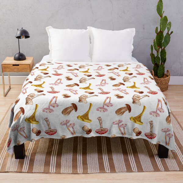 Item preview, Seamless pattern with mushrooms, in watercolor style designed and sold by Nastasiakhmnk.