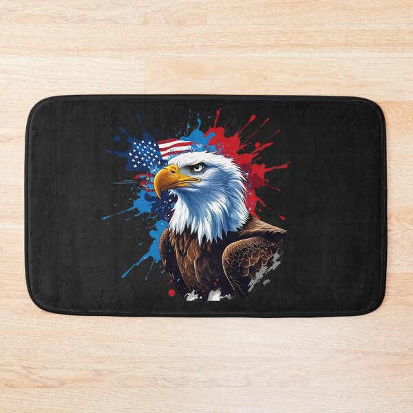 Item preview, Paint Tornado Eagle – Bald Eagle Patriotic Splash Art USA Colors designed and sold by ColorSplash123.