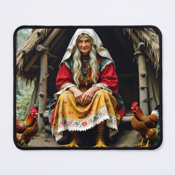 Item preview, Baba Yaga – Slavic Witch Goddess of Shadow and Transformation designed and sold by SoniaSarkali.