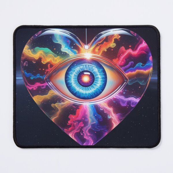 Item preview, " Evil Eye " Heart Charm 2 designed and sold by BrujasApparel.