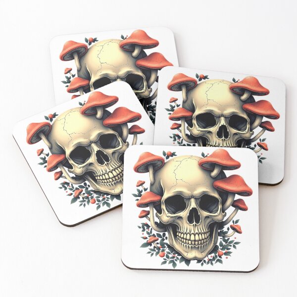 Item preview, Mushroom Skull Fusion designed and sold by Almond Paper Co. .