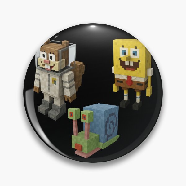 Item preview, PACK Minecraft SpongeBob / Gary / Sandy designed and sold by DibujandoPorfa.