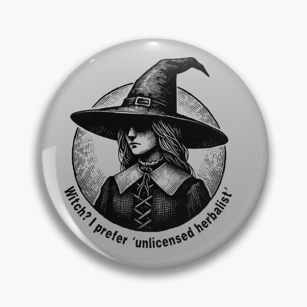 Item preview, Witch? I Prefer Unlicensed Herbalist – Vintage Sketch Design designed and sold by BlesstB.