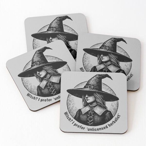 Item preview, Witch? I Prefer Unlicensed Herbalist – Vintage Sketch Design designed and sold by BlesstB.