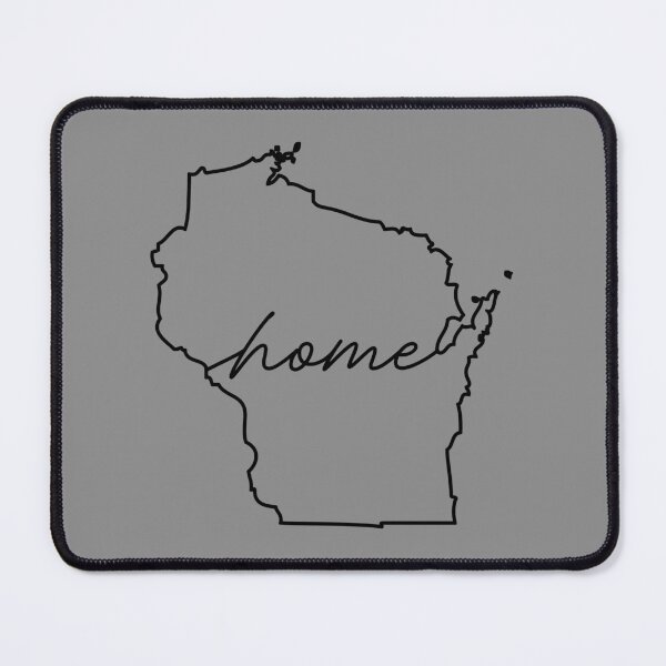 Item preview, Wisconsin - Home - Black designed and sold by sillyjess.