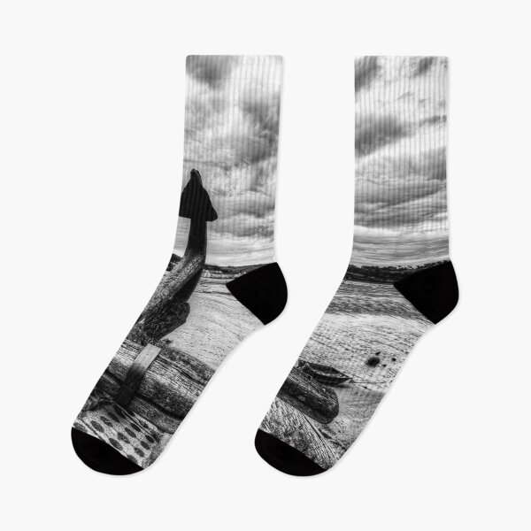 Item preview, The Appledore Anchor And Instow, Devon, England, Black And White designed and sold by Paul Thompson Photography.