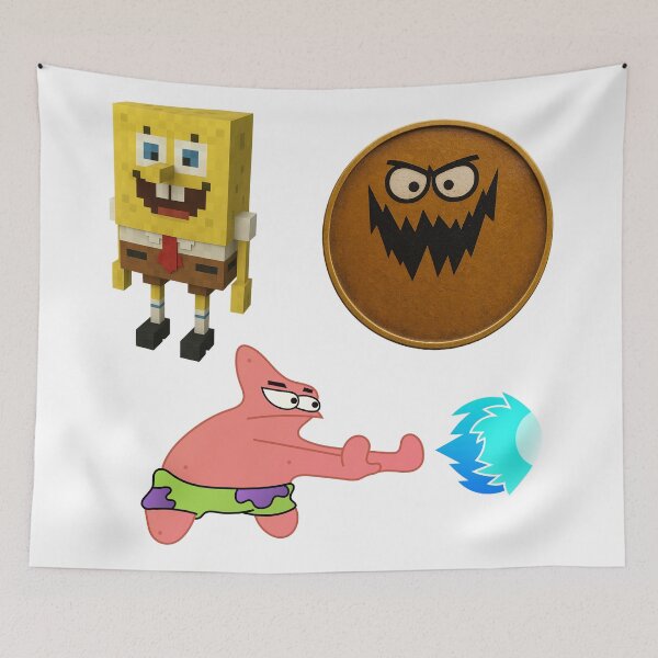 Item preview, SpongeBob SquarePants Minecraft PACK / Patrick Open Sesame Street / Dirty Bubble designed and sold by DibujandoPorfa.