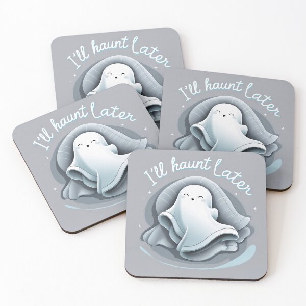 Item preview, Tired Ghost – I’ll Haunt Later designed and sold by 0606PM.