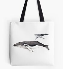 North Atlantic humpback whale Tote Bag