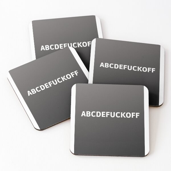 Item preview, ABCDEF... You Get the Message | Sarcastic Alphabet Design designed and sold by Zaydroid.