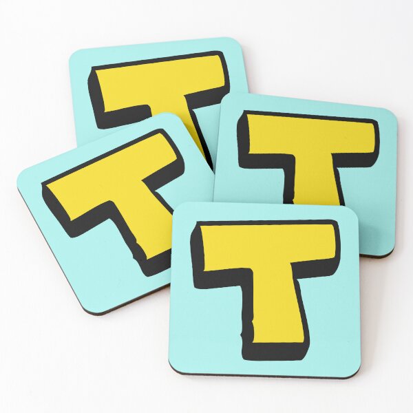 Item preview, Video Game Style Letter T – Fun and Colorful Text designed and sold by charlypicazo.