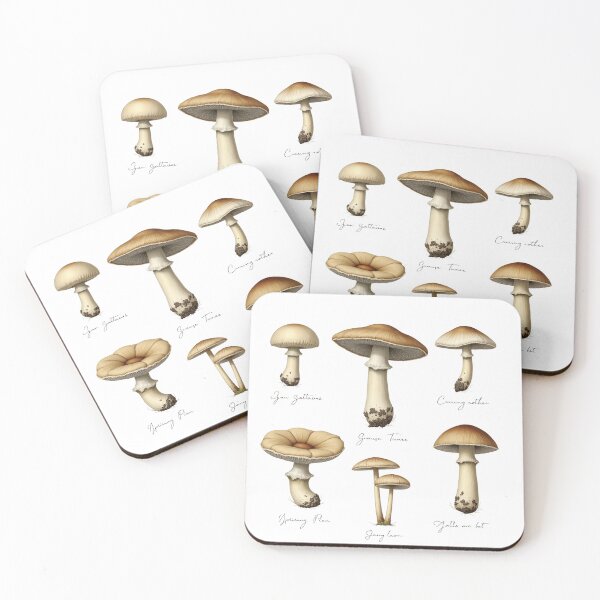 Item preview, Vintage Mushroom Field Guide designed and sold by Almond Paper Co. .