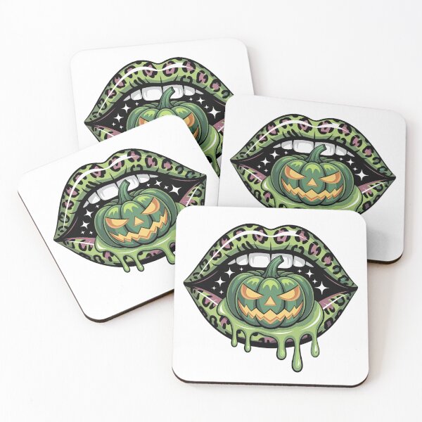 Item preview, Halloween Lips with a Leopard Print designed and sold by jkrphoto.