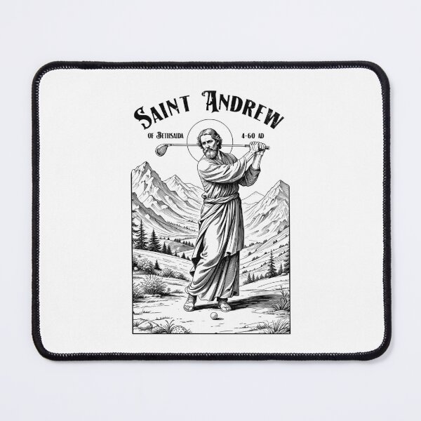 Item preview, Golf Patron Saint Andrew Funny Golfer Golfing Player designed and sold by GrandeDuc.