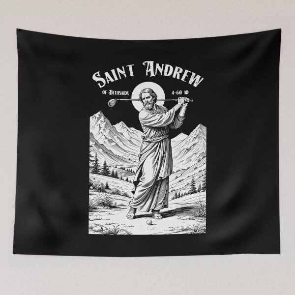 Item preview, Golf Patron Saint Andrew Funny Golfer Golfing Player designed and sold by GrandeDuc.