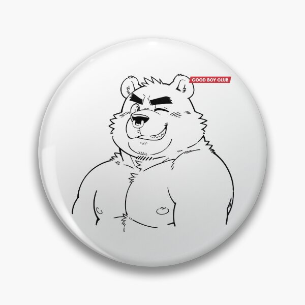 Item preview,  Bear Wink - GOOD BOY CLUB - black lineart designed and sold by GOOD BOY CLUB.